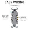 Legrand® TradeMaster® 15 Amp White Tamper-Resistant Duplex Outlet