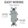 Legrand® TradeMaster® 15 Amp 3 Pole 3-Way Light Almond Toggle Light Switch