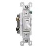 Legrand® Pass & Seymour TradeMaster® 15-Amp 3-Way White Toggle Light Switch