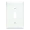 Legrand® Pass & Seymour TradeMaster® White Nylon 1-Gang Toggle Switch Wall Plate - 10 Pack