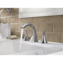 Pfister shops Pasadena 8 in. Widespread 2-Handle Bathroom Faucet in Brushed Nickel