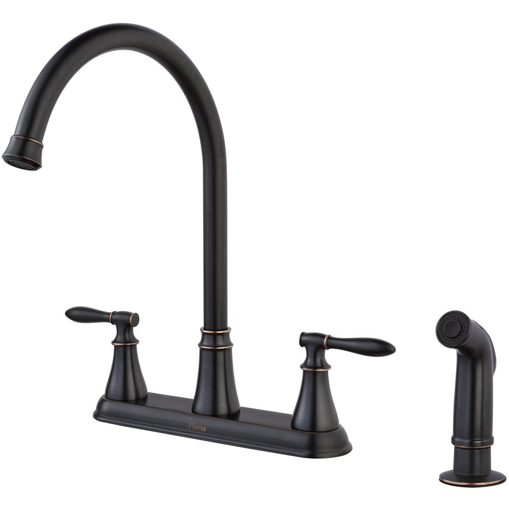 ANZZI Sabre Oil Rubbed Bronze 1-Handle Deck-Mount High-Arc Handle Kitchen Faucet ANZZI Sabre Oil Rubbed Bronze 1-Handle Deck-Mount High-Arc Handle Kitchen Faucet
