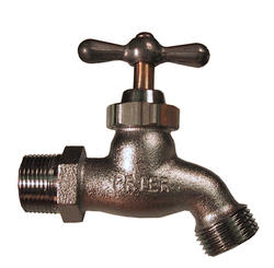 Prier® 1/2" MIP Satin Nickel T-handle Heavy-Pattern Hose Bibb at Menards®