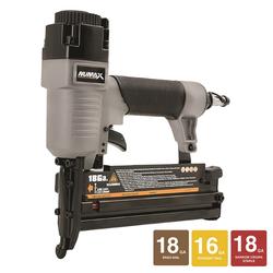 NuMax Pneumatic 2-In-1 18-Gauge Brad Nailer and Stapler with Fasteners  (4000-Count) S2118GWN - The Home Depot