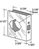 Prime-Line® 9" Exterior Brass Door Lock Reinforcer with 2-3/8" Backset