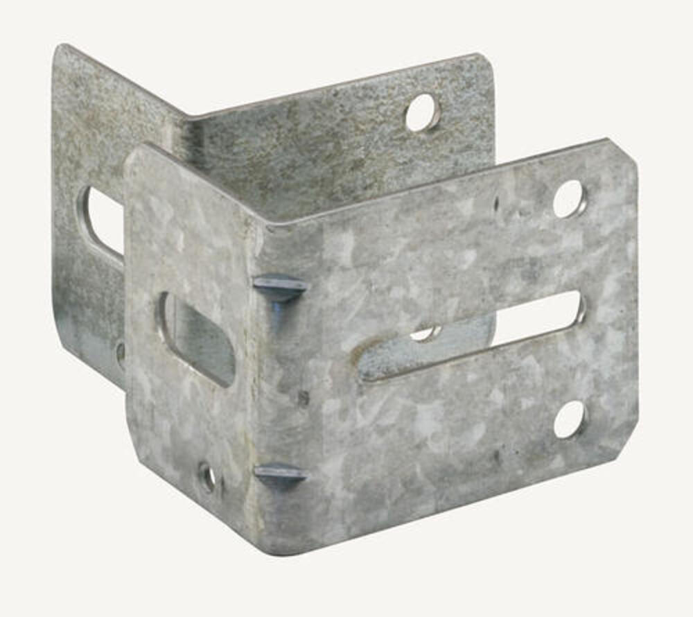 Prime-Line 2-3/16 in. W X 2-1/4 & 2-3/4 in. L Steel Bracket Prime-Line 2-3/16 in. W X 2-1/4 & 2-3/4 in. L Steel Bracket