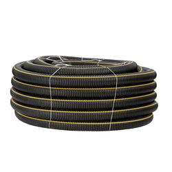 4" x 100' Corrugated Single-Wall Solid Drain Pipe