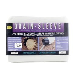 10' Corrugated Drain Sleeve Fabric at Menards®