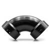 4" Corrugated Drain Pipe 90-Degree Elbow