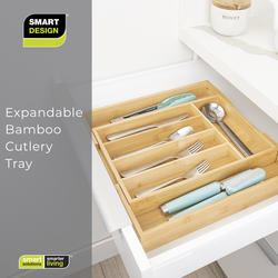 Expandable Bamboo Utensil Tray