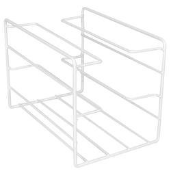 Smart Design Adjustable 3-Tier Can Organizer Rack ,White