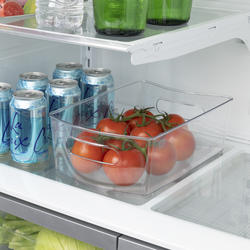 Stackable Refrigerator Bin with Handle - 8 x 12 Inch