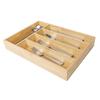Smart Design® 5-Compartment Bamboo Cutlery Tray