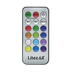 LitezAll Porta Bulb, Remote Controlled, Color-Changing