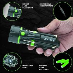 LitezAll® 8 In 1 Dual Flashlight with 7 Fold-Out Screwdrivers at