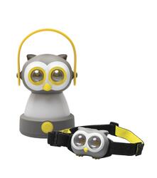 24266-3 - LA-OWLHL+LAN-3 LitezAll Owl Themed Headlamp and Lantern