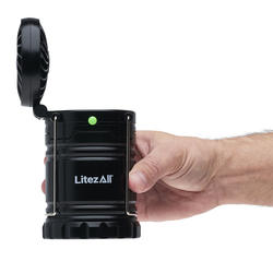 LitezAll Pull Up Lantern with Built-in Fan