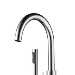 Shower Mixer Tap - 3010 - Herbeau - Bathtub / Countertop / Chromed Metal