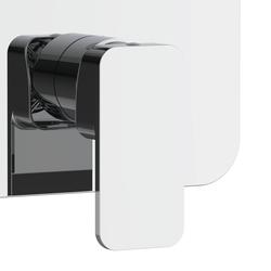 Tivoli Bardi Black Shower Bath Mixer Tap