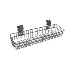 Tool Storage Rack with 6 Assorted Hooks and Large Mesh Basket for
