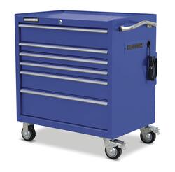 Masterforce® 72W x 24D Blue 15-Drawer Rolling Tool Cabinet at