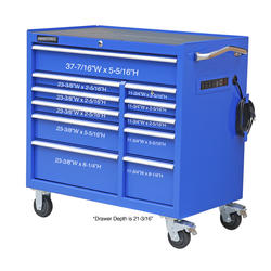 MENARDS グレー/ブルー ベスト Lサイズ Masterforce® 56