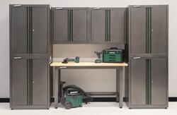 Rubbermaid® 24W x 27H x 14D Charcoal Wall Storage Cabinet at Menards®