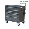 Masterforce® 36"W x 24"D Gunmetal 6-Drawer Tool Cabinet