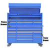Masterforce® 72"W x 24"D Blue 15-Drawer Tool Cabinet