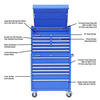 Masterforce® 36"W x 24"D Blue 6-Drawer Tool Cabinet