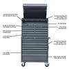 Masterforce® 36"W x 24"D Gunmetal 6-Drawer Tool Cabinet
