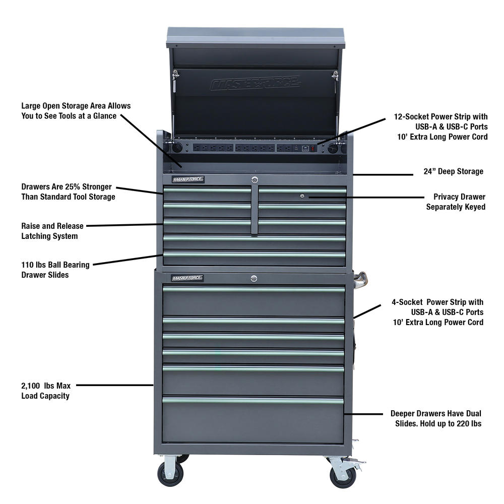 Dovecove Brorfelde 62.25'' W 6 - Drawer Dresser with Mirror