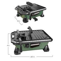 Masterforce 7 shop wet tile saw
