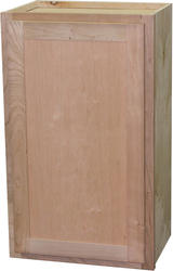 Quality One™ 12" W x 30" H x 12" D Unfinished Cherry Kitchen Wall Cabinet