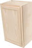 Quality One™ 12" W x 30" H x 12" D Unfinished Premium Oak Kitchen Wall Cabinet