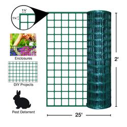 2' x 25' Green Plastic Poultry Netting at Menards®