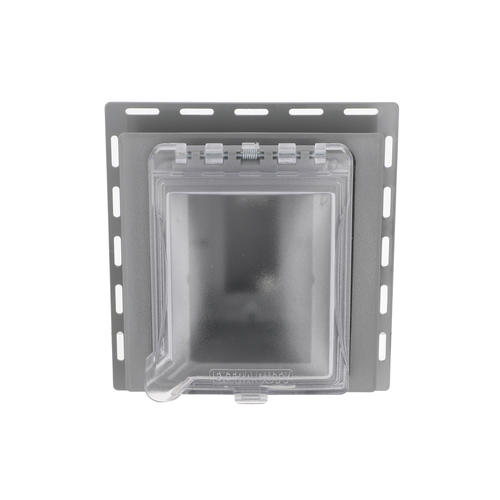 TAYMAC 1-Gang Gray Non-Metallic Weatherproof Recessed Box and While-In-Use Cover Kit
