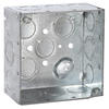 RACO 4" Galvanized Steel Square Electrical Box