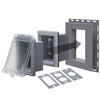 TAYMAC 1-Gang Gray Non-Metallic Weatherproof Recessed Box and While-In-Use Cover Kit
