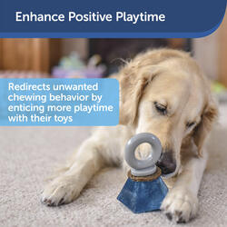 PetSafe Busy Buddy Cravin' Corncob Dog Toy – Treat Ring Holding
