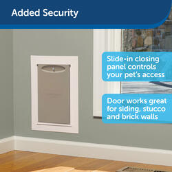 PetSafe 10 x 15 Large Wall Entry Pet Door at Menards