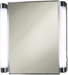 Jensen 20-3/8"W x 22-1/4"H Recessed Medicine Cabinet with Lights at ...