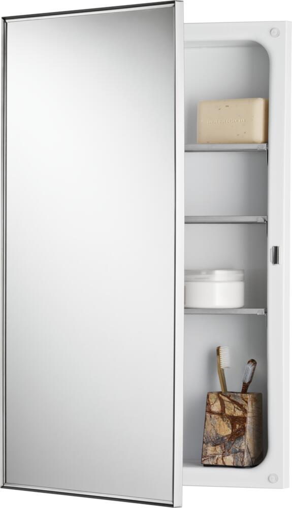 Jensen Styleline 16 W x 26 H Recessed Medicine Cabinet at Menards