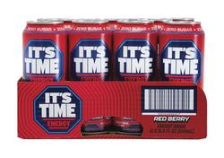 It's Time® Energy Red Berry Energy Drink - 12 Pack at Menards®