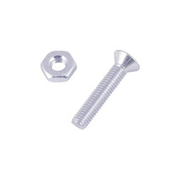 2000 Count #10-32 X 3/8 Phillips Flat Head Machine Screws, Zinc Plated Steel By Lexar Industrial