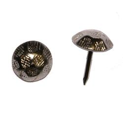 Hillman 122690 Round Head Small Furniture Nails 1/2 Inch Long 5/16 Head  Brass 25 Pack: Upholstery Nails & Upholstery Pins (037504571361-1)