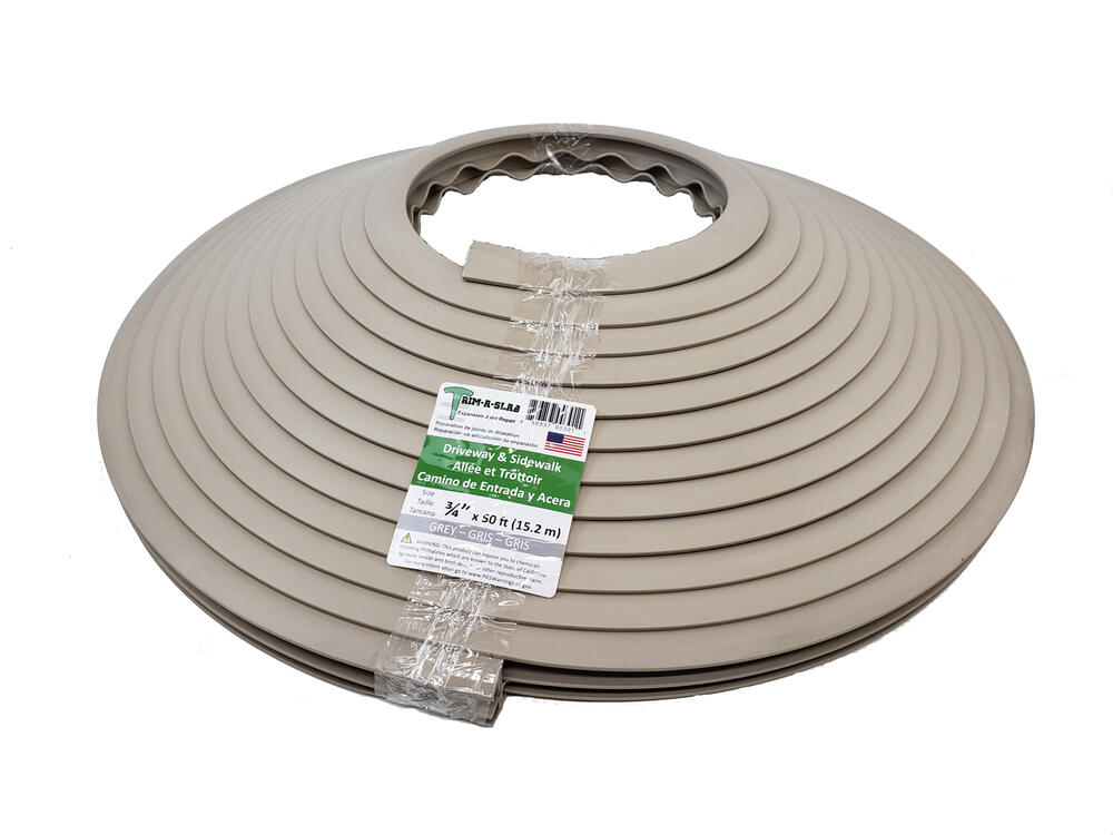 Trim A Slab 3/4&quot; X 50' Gray Concrete Expansion Joint Replacement 