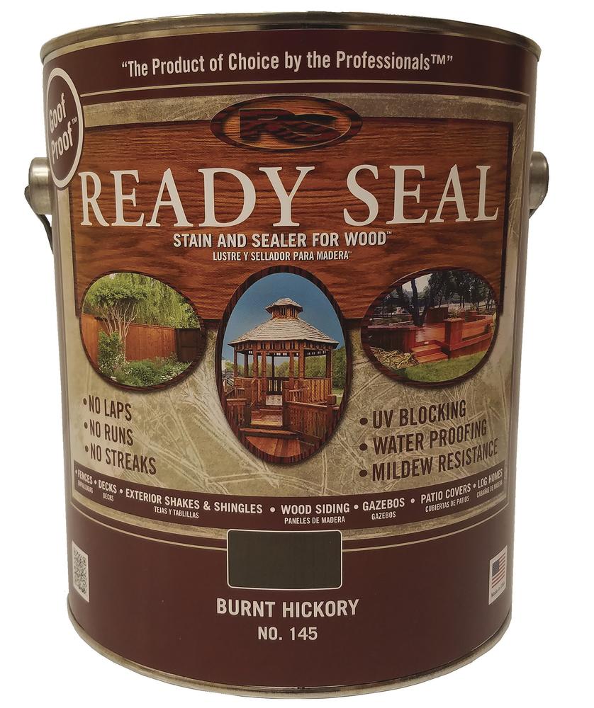 Ready Seal 1 Gal. Burnt Hickory Exterior Wood Stain and Sealer