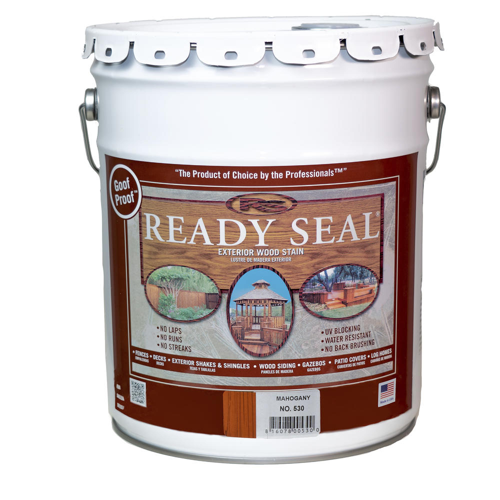 Ready Seal 5 Gal. Mahogany Exterior Wood Stain and Sealer
