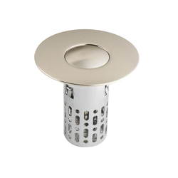 Enhon 2 Hole Pop Up Stoppers, Chrome Bathroom Sink Stopper Fits Most